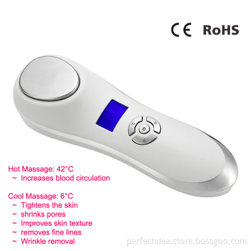 BP-7901 Beperfect new handheld cool and warm beauty machine for home use skin care